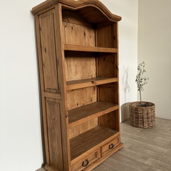 Regał drewniany styl Mexico – lite drewno pini, rustykalny, Meble używane